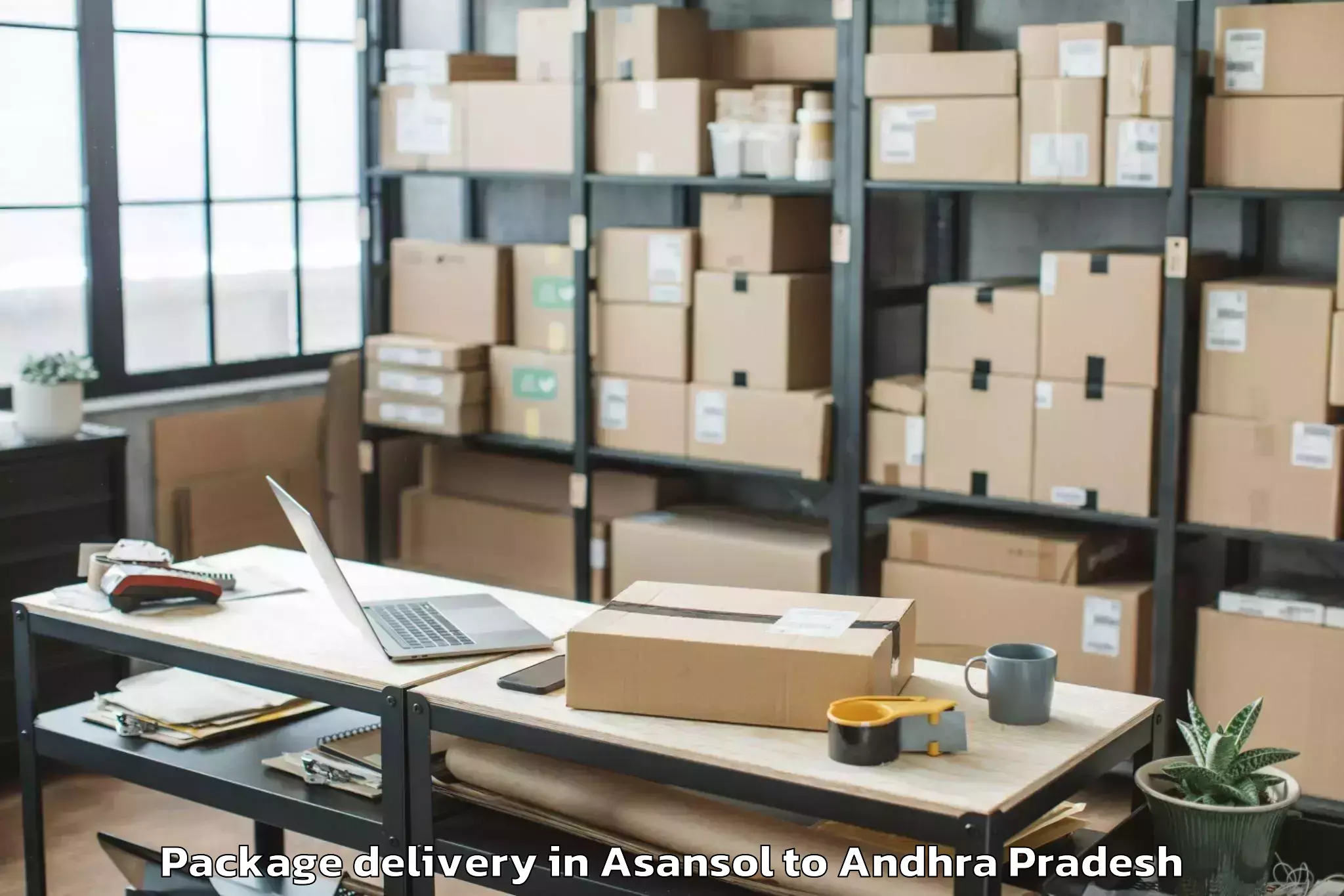 Professional Asansol to Mogullapalle Package Delivery